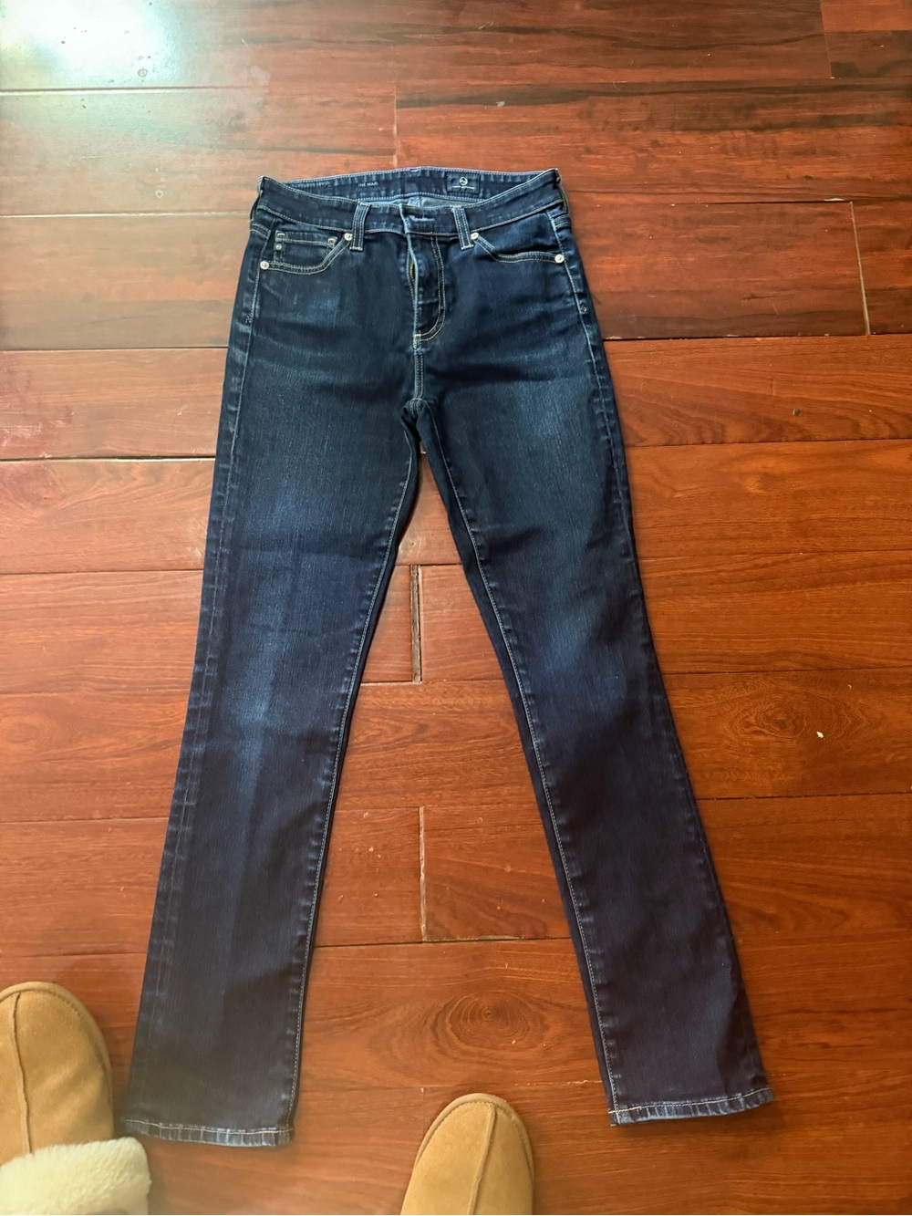 Ag Adriano Goldschmied Dark Indigo Skinny Jeans